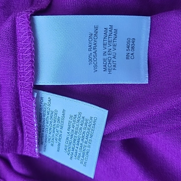 2 Jones New York Sport Flattering Soft Drape Tops | 3/4 Sleeve | Size XL | NWT - Picture 7 of 7